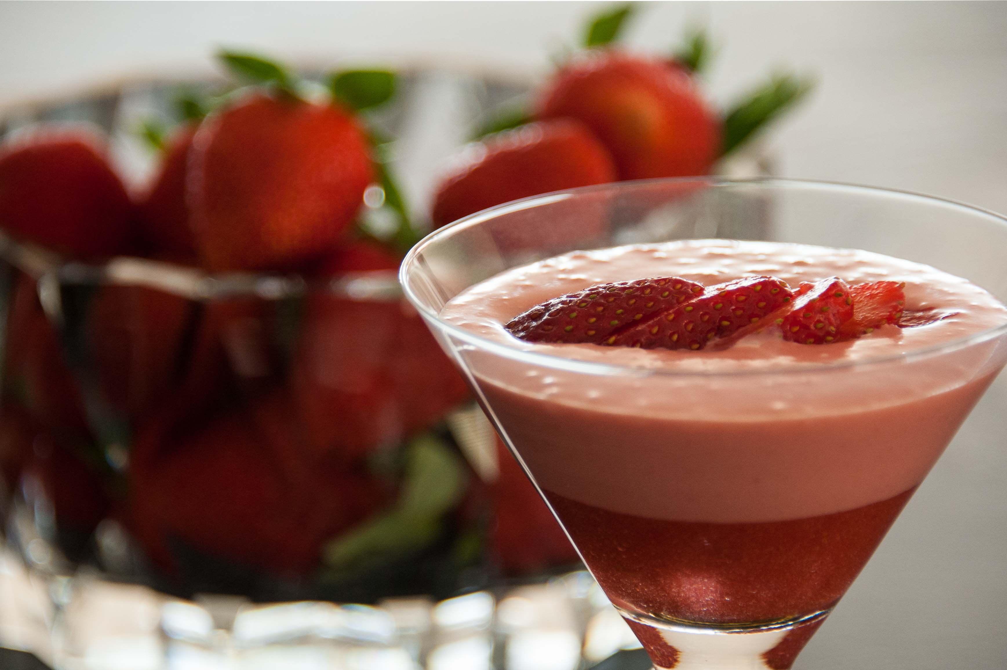 Cool Creamy Strawberry Dessert
